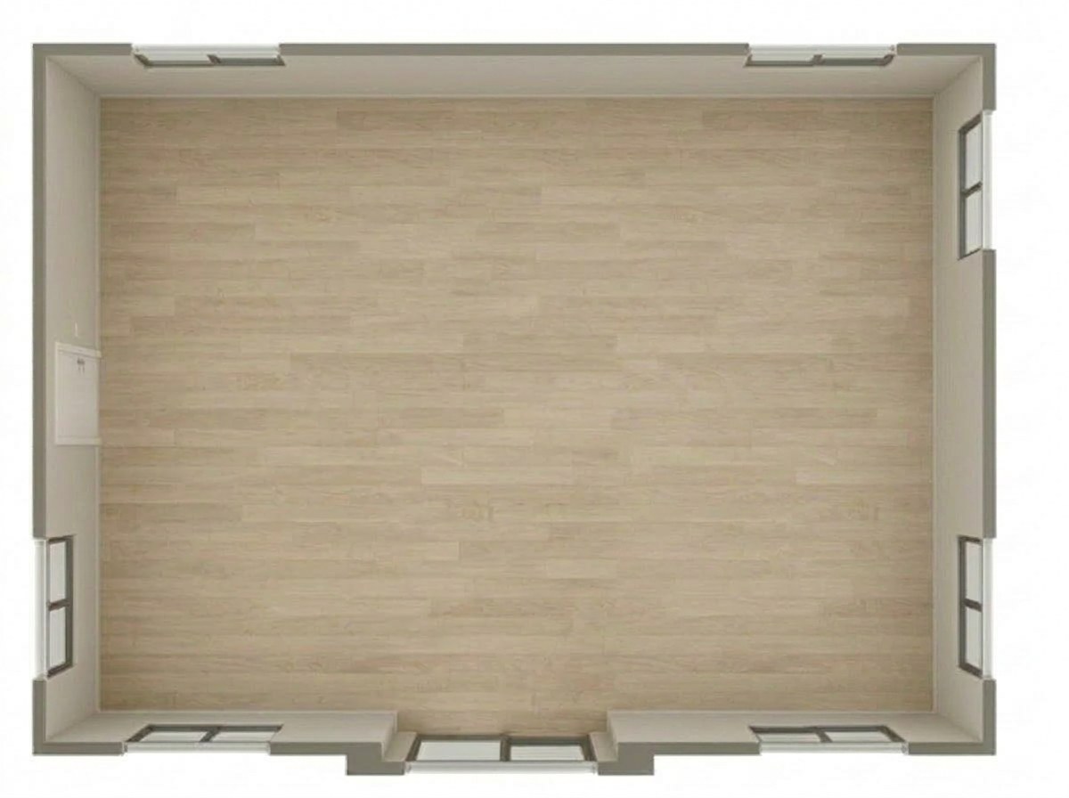 20ft Expandable Space floor plan