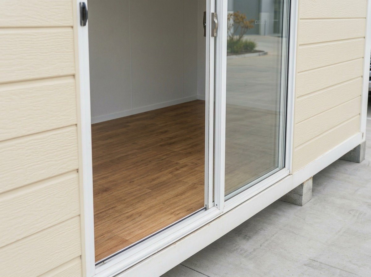 20ft Studio Space interior — open plan view