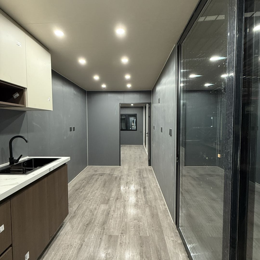 Stella interior — open living, kitchen and hallway