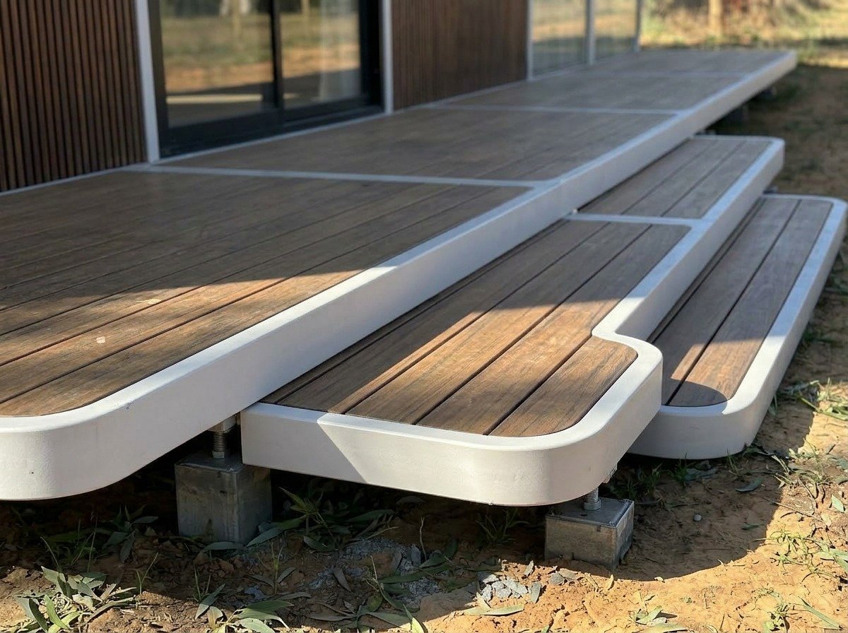 Composite decking detail